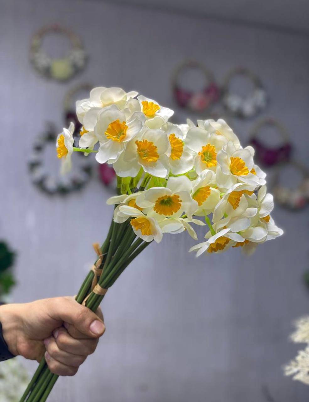 گل مصنوعی نرگس