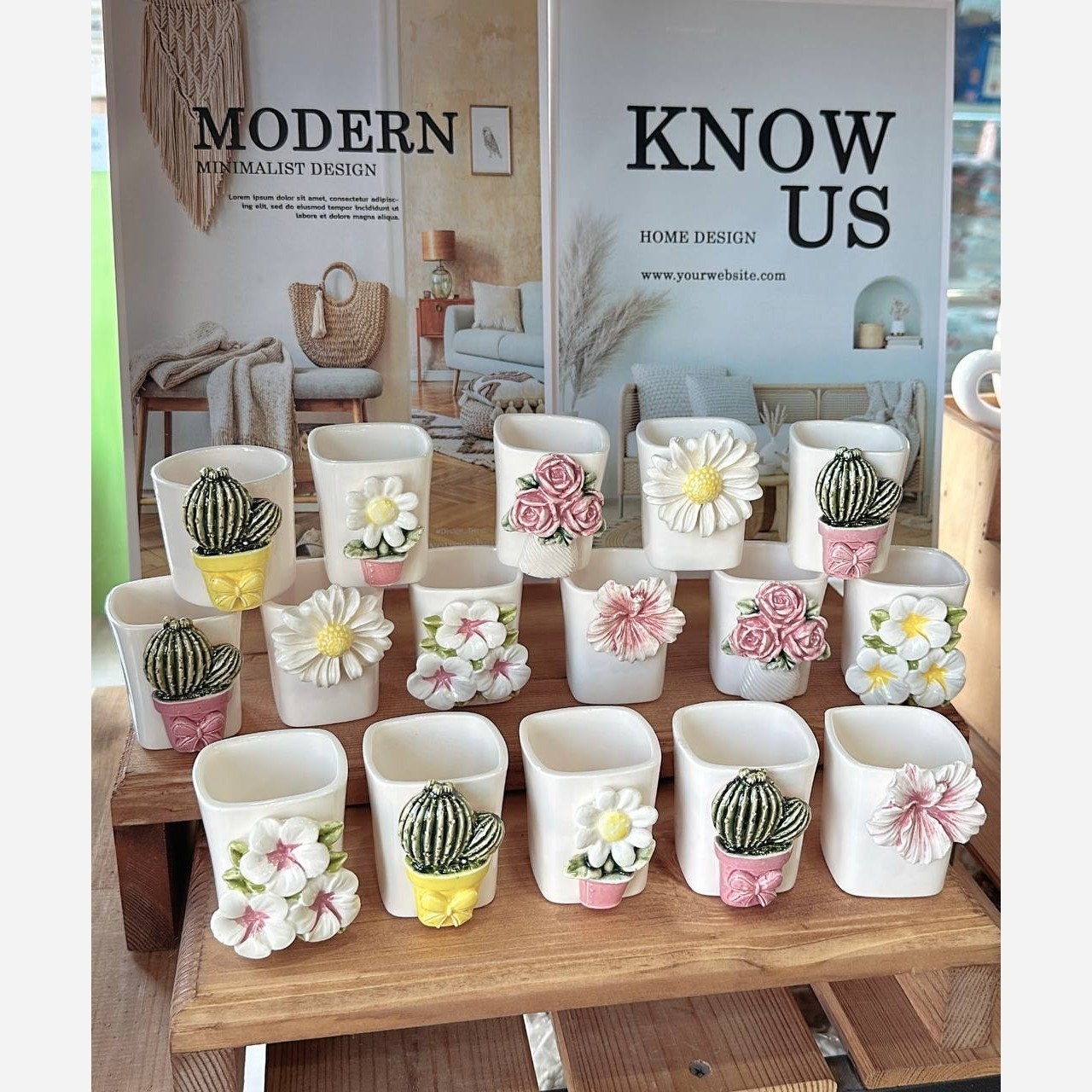 جاخلال و شات کاکتوس و گل