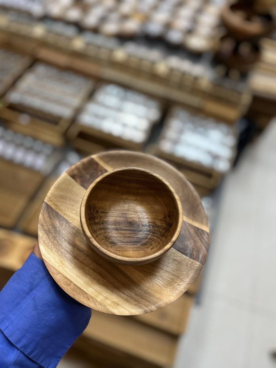 پیش دستی چوبی