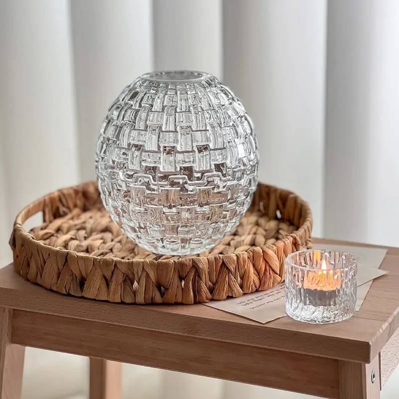 جا دستمال کاغذی شیشه ای